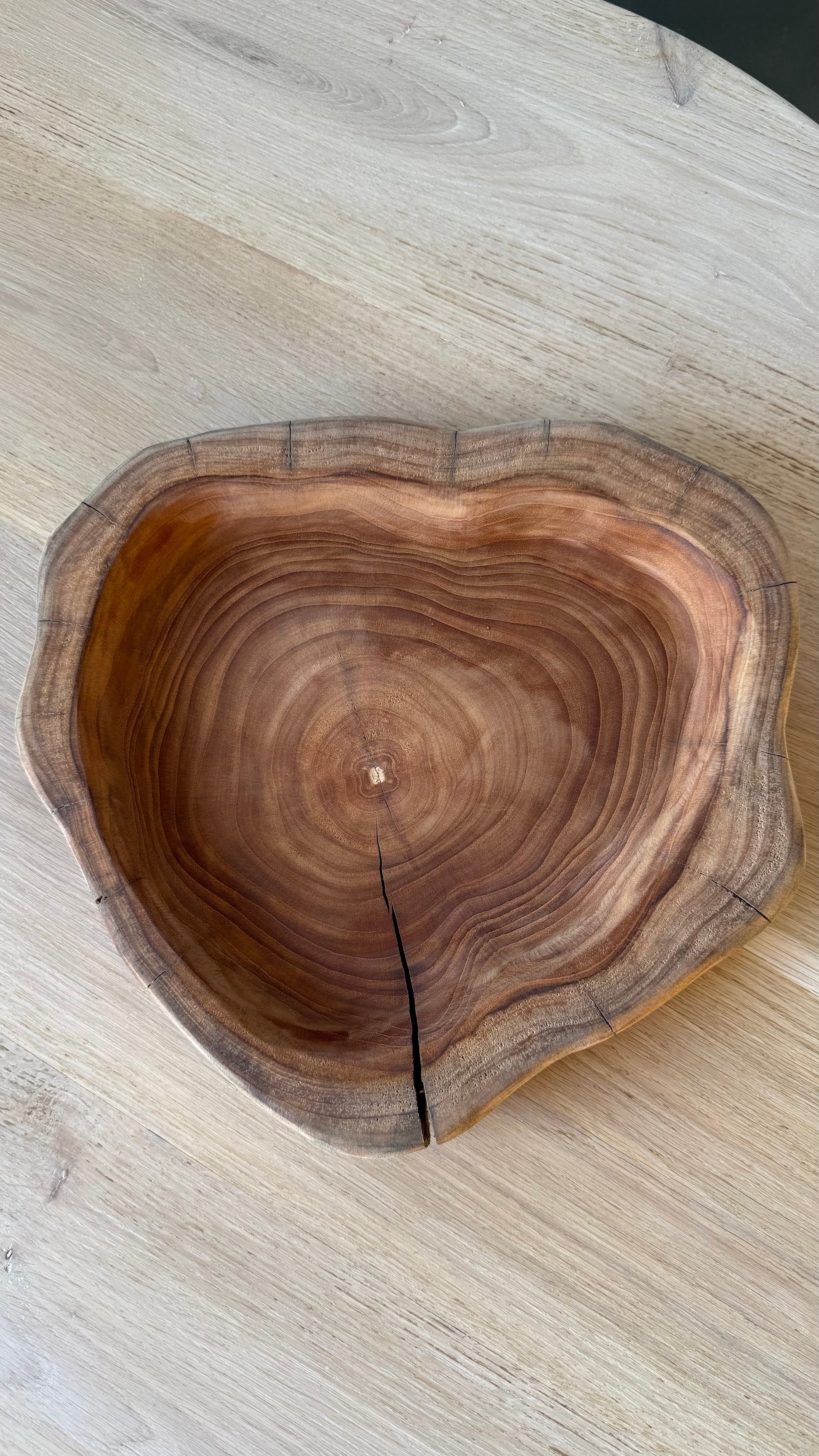 Centro de Mesa de Teca