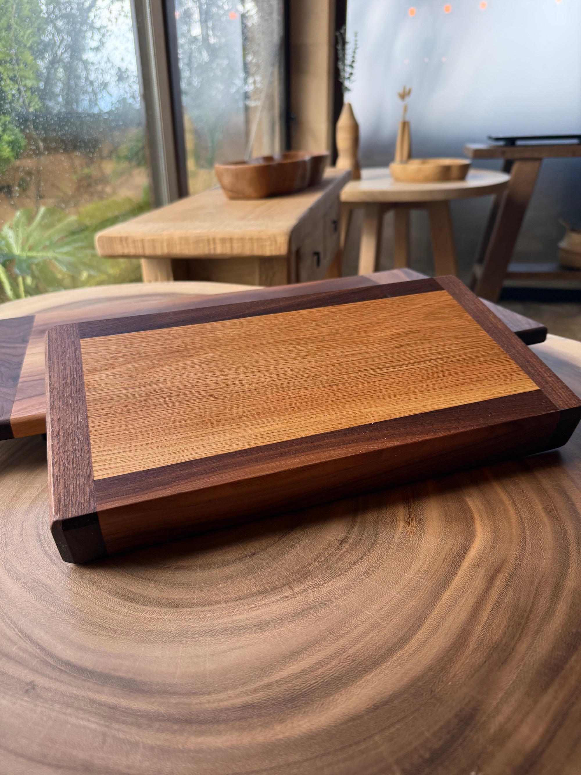 Tabla de Roble y Nogal