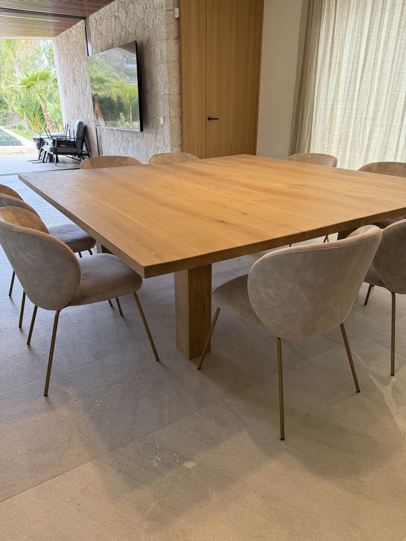 Mesa Cuadrada Roble